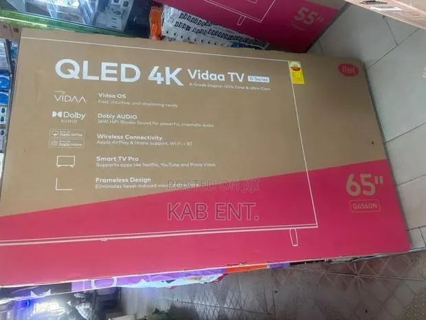 Itel QLED Vidaa TV – 65" (G6560N, G Series · Photo 1