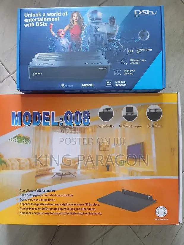 DSTV Decoder + Shelf