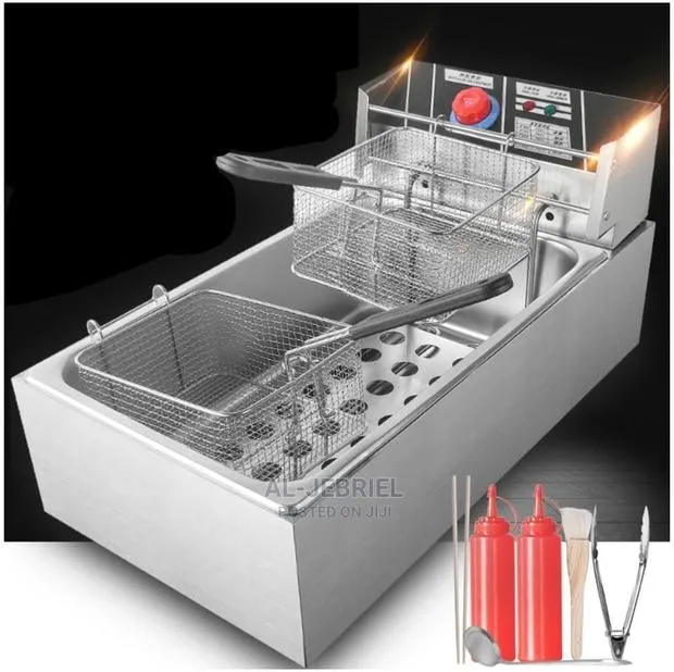 Win Win Electric Deep Fryer Double Basket · Photo 1