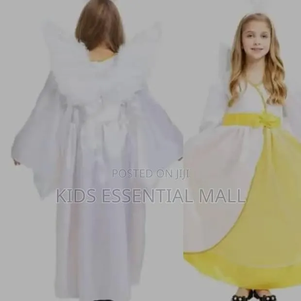 Girls Angel Costumes With Wings, Ward and Holla · Photo 1
