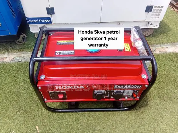 Honda 5kVA Petrol Generator Powerful Honda 5kVA for Reliable Electric · Photo 1