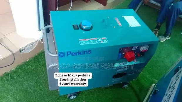Conventional Generator System Perkins 10kva 3phase 13000watt · Photo 1