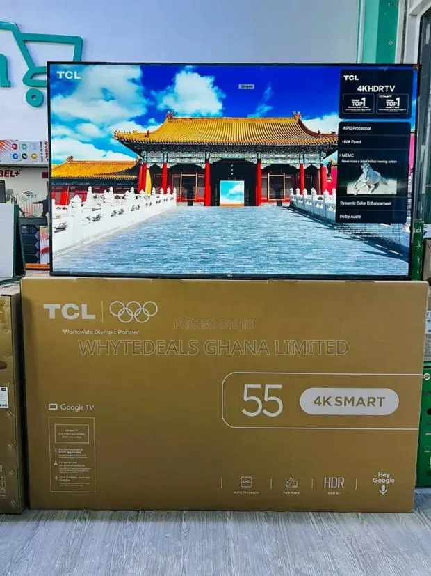 TLC 55" Smart Uhd Led Tv|Bluetooth |Voice Control · Photo 1