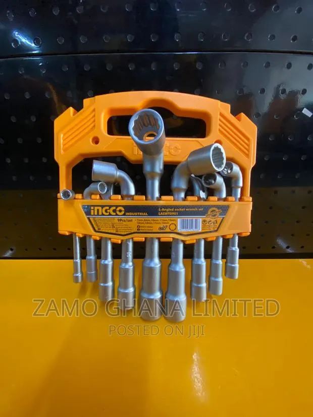 Ingco L-Angled Socket Wrench Set - Laswt0901 · Photo 1