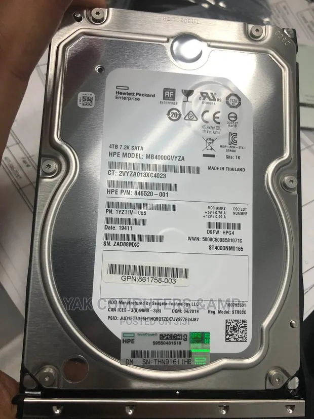 4tb Hewlett Packard Desktop Drive 4r Desktop and CCTVS · Photo 1