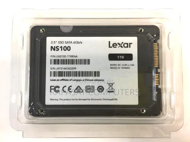 Lexar Ns100 1tb Sata Iii 2.5" Internal SSD Solid-State Drive, Lns100 · Photo 1