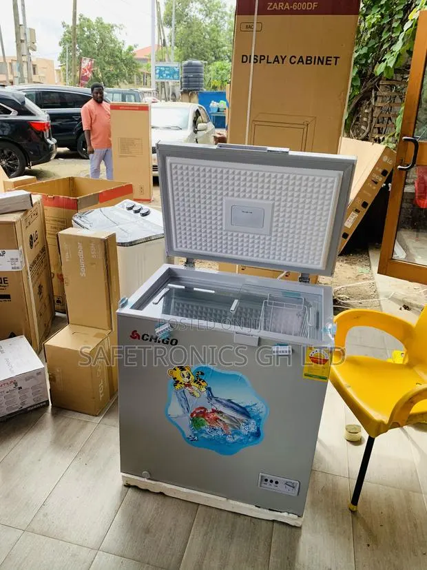 Sealed New Singledoor Grey Chigo 142L Chest Freezer (Model: CFD16C8) · Photo 1