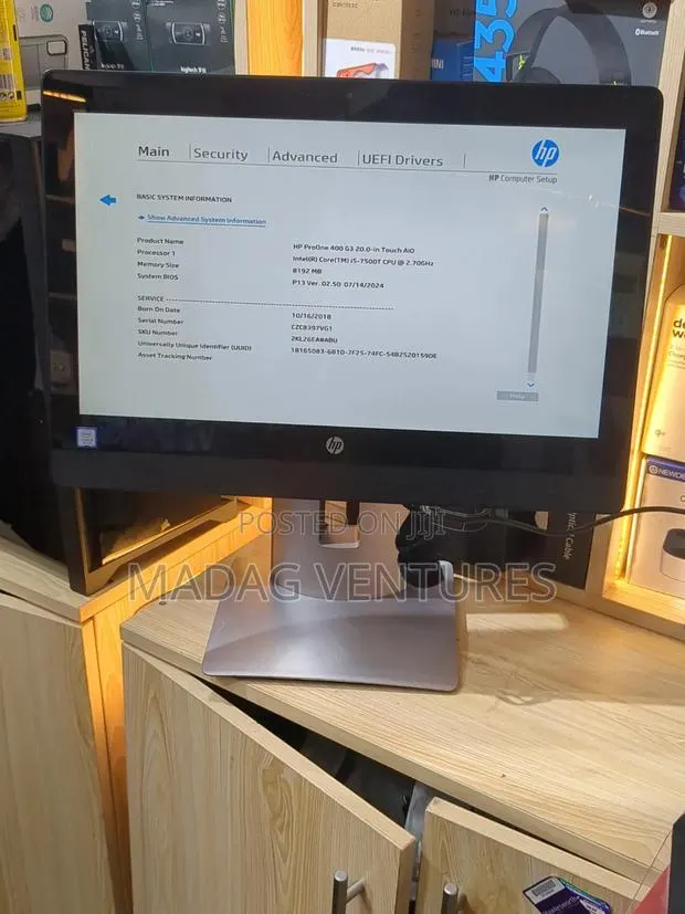 Desktop Computer HP ProOne 400 8GB Intel Core i5 SSD 256GB · Photo 1