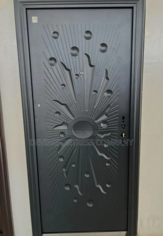 Quality Black Steel Single Door · Photo 1