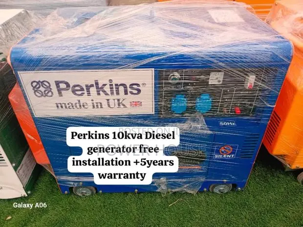 Electric Velocity Perkins Diesel Generator 10kva Silent · Photo 1