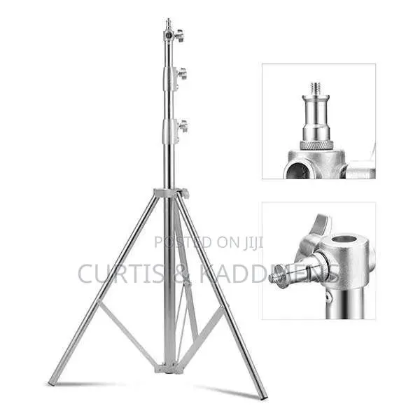 280cm 2.8m 9ft Professional Heavy Duty Stainless Steel Light Stand · Photo 1