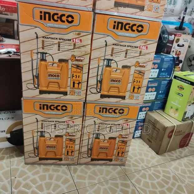 Everyday Promo On Our Dependable 16liter Knapsack Sprayer From Ingco · Photo 1