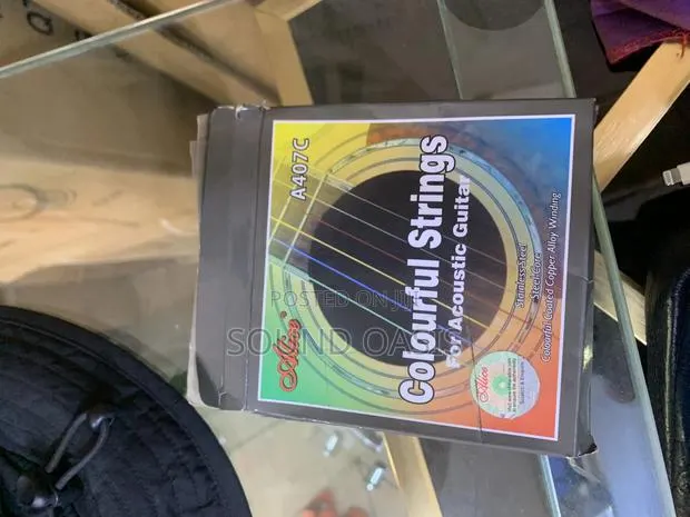 Original Alice A407C Colorful Acoustic Guitar Strings · Photo 1
