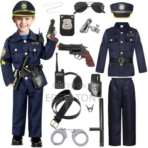 INNOCHEER Police Costume for Children (7-11years) · Photo 4
