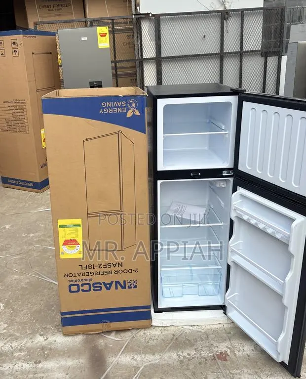 Lovely Design Nasco Nasf2-18fl Top Mount Freezer Fridge(dark Gray) · Photo 1