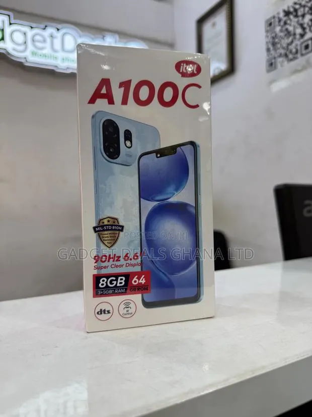 New Itel A100C 64 GB Black · Photo 1