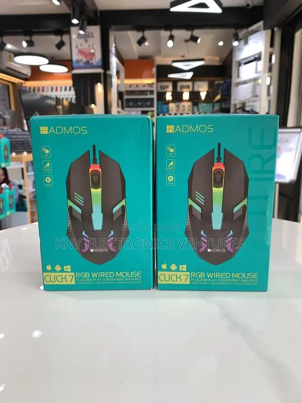 Admos RGB Wired Mouse · Photo 1