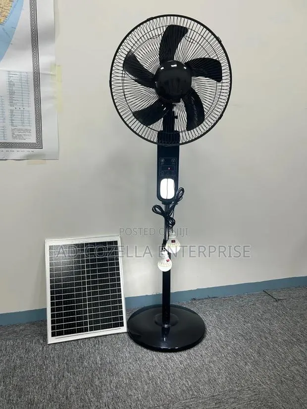 Solar and Rechargeable Fan · Photo 1