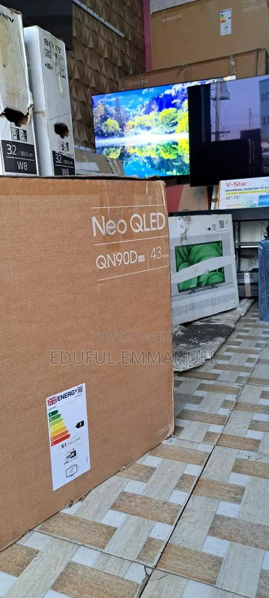 Samsung 43" Neo Qled Qn90d Ai Tv Uhd Smart Alexa Netflix Youtube · Photo 1