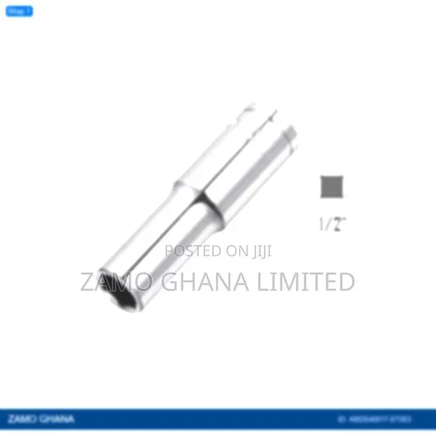 17mm 1/2 Inch Black Drive Socket Long Deep - Abds40017-St003 · Photo 1