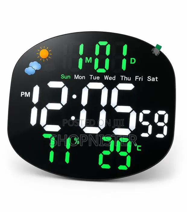 Large Led Digital Wall Clock With Remote Control · Photo 1