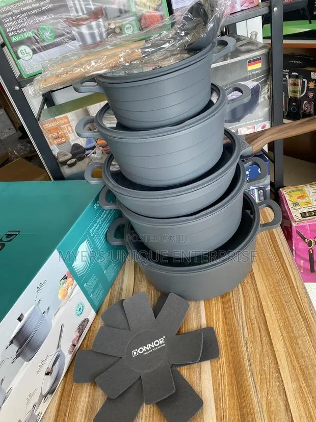 15pcs DONNOR Granite Coating Cookware Set With Lids · Photo 1