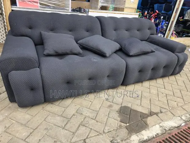 2 - Seater Pure Form Electric Lounge Sofa With Waist Pillows · Photo 1