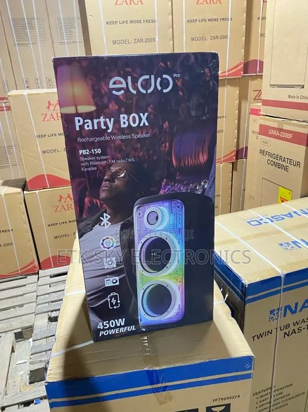 450w Eldo Pb2-150 Partybox Rechargeable Wireless Speaker · Photo 1
