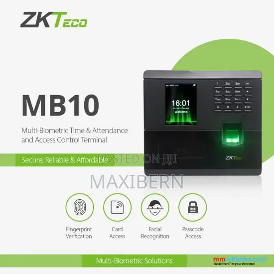 ZKTeco MB10 Pro Biometric Time Attendance Machine · Photo 1