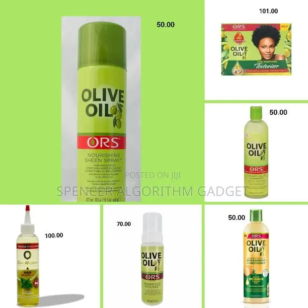Ors Olive Oil Shamp/Cond/Mousse/Sheen Spray/Texturizer · Photo 1