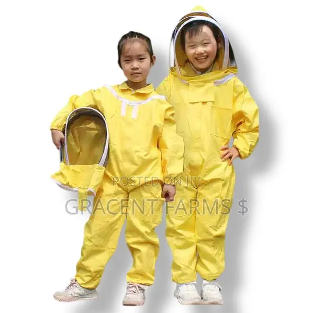 2-zipper Kids Yellow Astronaut Beesuit With Pair Of Gloves · Photo 1