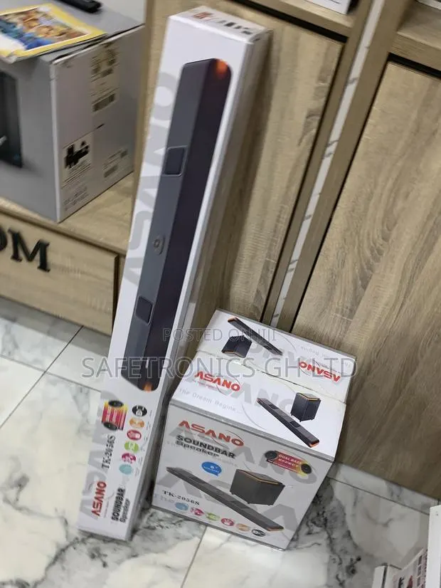 Lastest Black Asano Tk-2056 Electric Wireless Bluetooth Soundbar · Photo 1