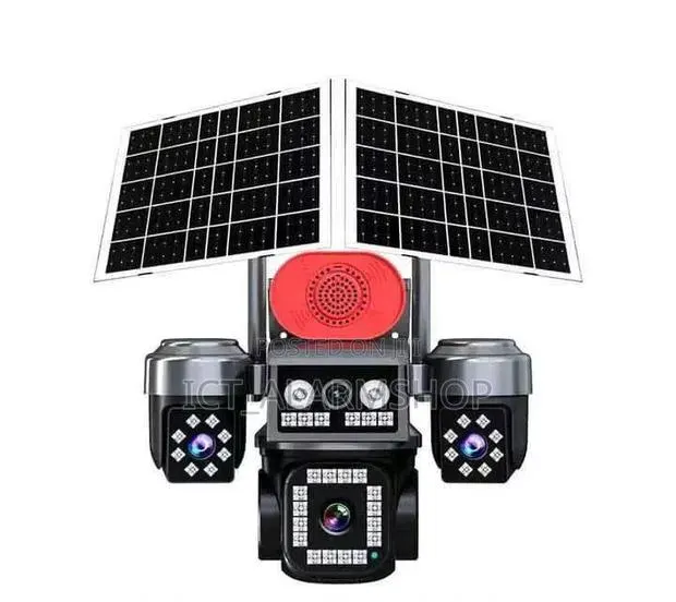 4g Solar Home Security Camera – Ai-Powered, 4-Lens Surveillance · Photo 1