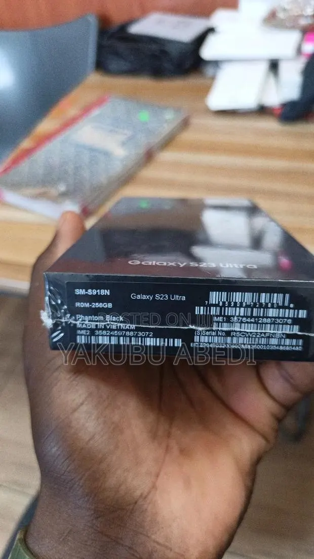 New Samsung Galaxy S23 Ultra 256 GB Black · Photo 1