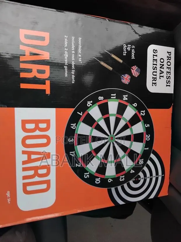 Two Sided Dart Board, 18" · Photo 1