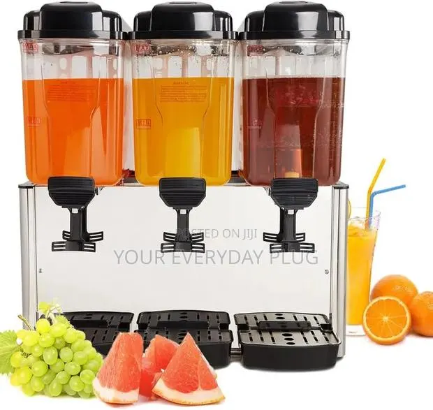 3 Tank Commercial Beverage Dispenser · Photo 1