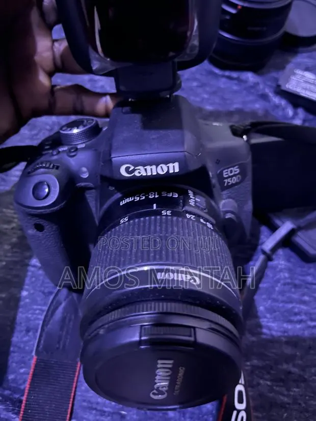 Canon EOS 750D DSLR Camera + 18-55mm Lens + Speedlite Flash · Photo 1