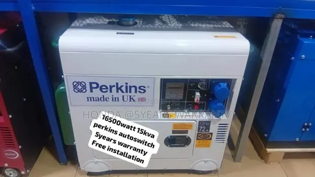 Compact and Quiet 15kva 16500watt Perkins Generator Diesel · Photo 1