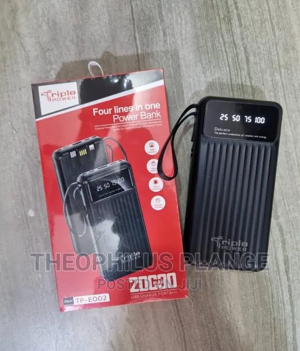 Triple Power 20000mah Power Bank. · Photo 1