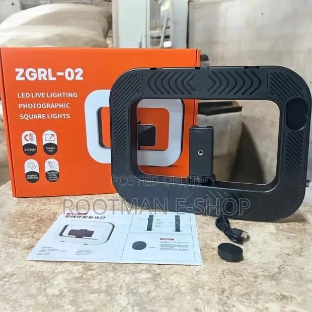 Zgrl02 Handheld RGB Ring Video Light for Video,For Smartphone Camera · Photo 1