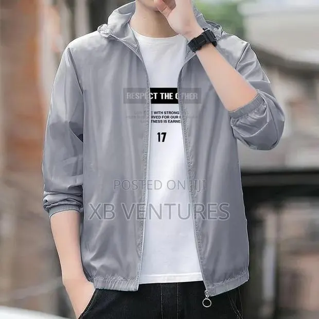 Hooded Sun Protection Jacket + Men Short Sleeve T-Shirt, · Photo 1