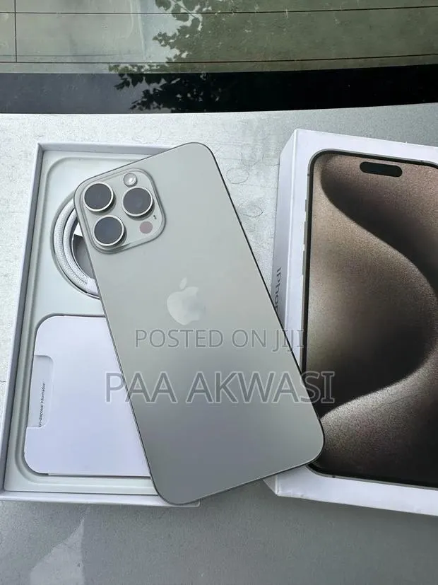Apple iPhone 15 Pro Max 256 GB Silver · Photo 1