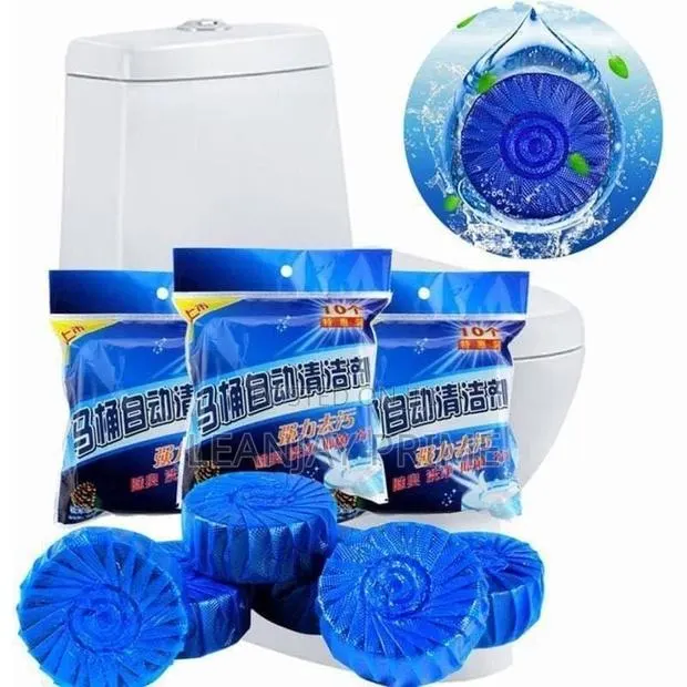 Blue Toilet Tablet for Cleaning and Disinfectant · Photo 1