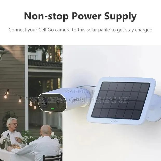 Imou Cell GO Batt Powered Security Cam + Solar Panel Kit · Photo 1