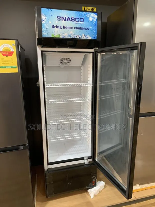 Brand New Nasco 288L Single Glass Door Display Fridge · Photo 1