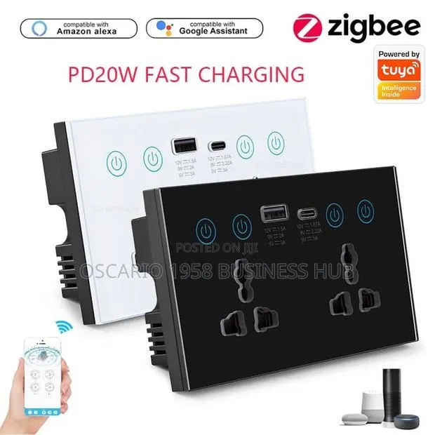 Wifi/ Zigbee Smart Wall Sockets · Photo 1