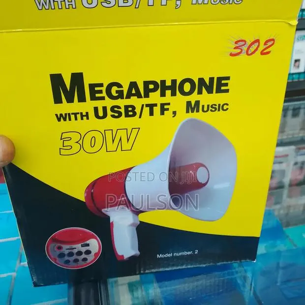 30w Megaphone With Usb/Tf, Music · Photo 1