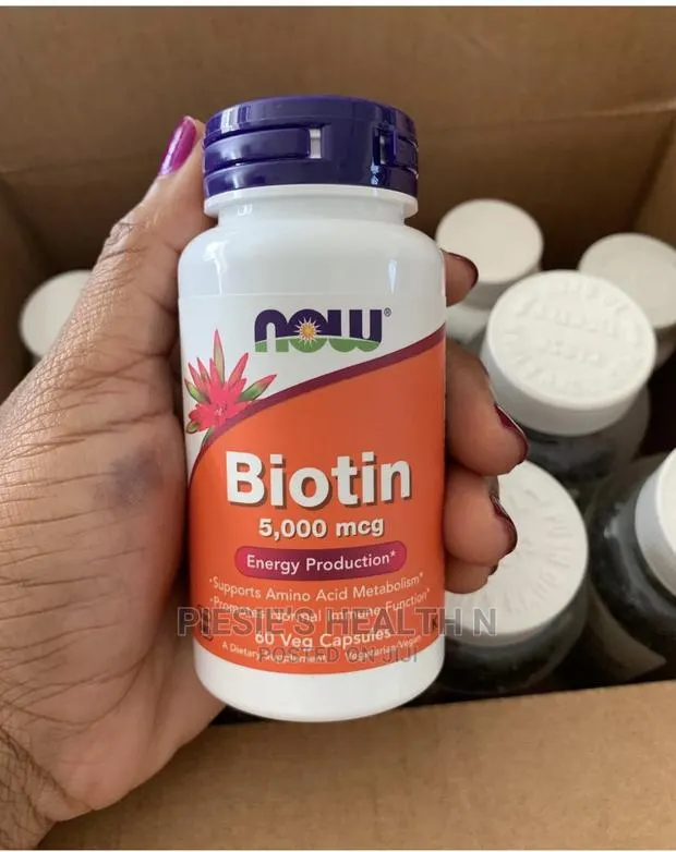 Biotin 5000mcg,For Energy Production and Immune Support · Photo 1