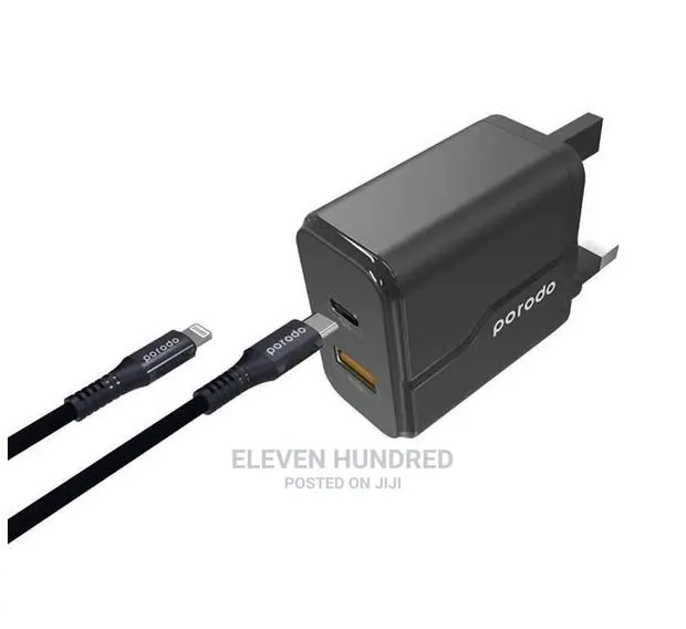 Dual Port Wall Charger PD 18W QC3.0 UK · Photo 1