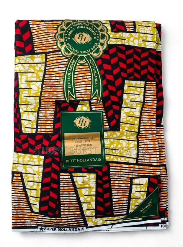 Original Petit Hollandais Ankara - Multicolor Geometric 6 Yards · Photo 1
